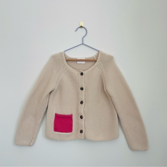 Hanna Andersson Other - Hannah Andersson Cardigan with Pink Pocket